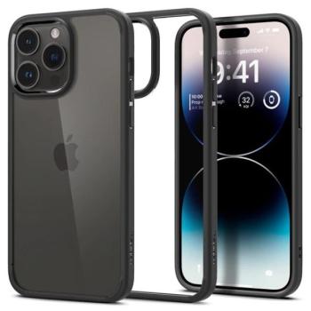 Spigen Ultra Hybrid Apple iPhone 14 Pro Max tok, Matte Black, fekete kép