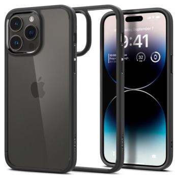 Spigen Ultra Hybrid Apple iPhone 14 Pro tok, Black, fekete kép