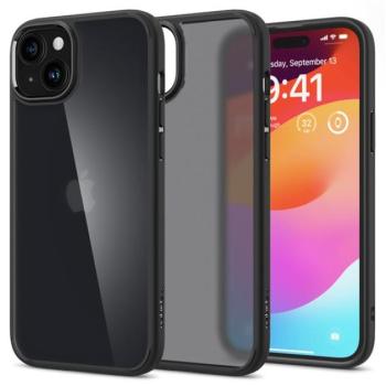 Spigen Ultra Hybrid Apple iPhone 15 Matte Black, fekete kép