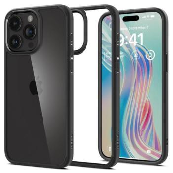 Spigen Ultra Hybrid Apple iPhone 15 Pro Max tok, Matte Black, fekete kép