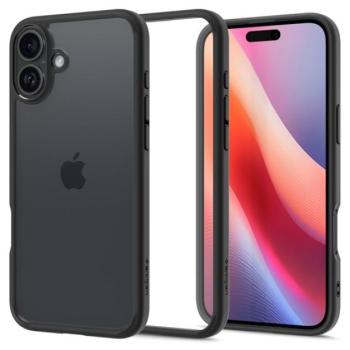 Spigen Ultra Hybrid Apple iPhone 16 Plus tok, Matte Black, fekete ACS08072 kép