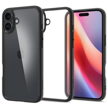 Spigen Ultra Hybrid Apple iPhone 16 tok, Matte Black, fekete ACS08201 kép