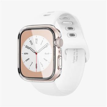 Spigen Ultra Hybrid Apple Watch 9 / 8 / 7 41mm tok, Crystal Clear, átlátszó kép
