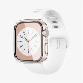Spigen Ultra Hybrid Apple Watch 9 / 8 / 7 45mm tok, Crystal Clear, átlátszó kép