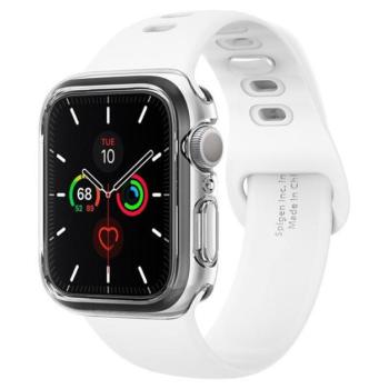 Spigen Ultra Hybrid Apple Watch S4 / S5 / S6 / SE 40mm tok, Crystal Clear, átlátszó kép