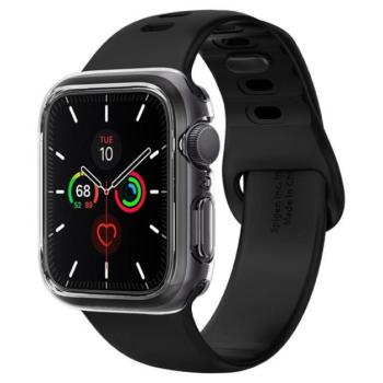Spigen Ultra Hybrid Apple Watch S4 / S5 / S6 / SE 44mm tok, Crystal Clear, átlátszó kép