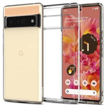 Spigen Ultra Hybrid Google Pixel 6 Pro tok, Crystal Clear, átlátszó kép