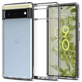 Spigen Ultra Hybrid Google Pixel 6 tok, Crystal Clear, átlátszó kép