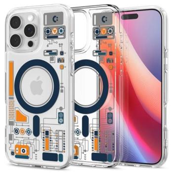 SPIGEN ULTRA HYBRID MAG ANALOGUE műanyag telefonvédő (ütésállóság, légpárnás keret, MagSafe) ÁTLÁTSZÓ Apple iPhone 16 Pro Max kép