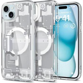 Spigen Ultra Hybrid MAG iPhone 15 MagSafe fehér tok kép