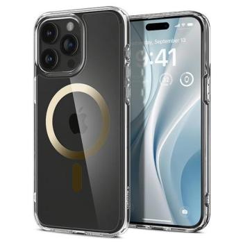 Spigen Ultra Hybrid MAG iPhone 15 Pro Max 6,7&quot; Magsafe arany ACS06579 tok kép
