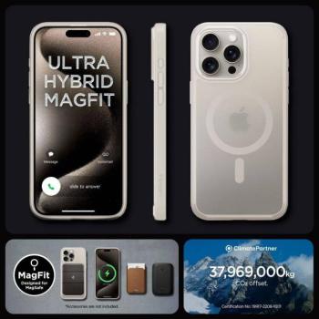 Spigen Ultra Hybrid Mag MagSafe-kompatibilis tok iPhone 16 Pro Max - titánszürke kép