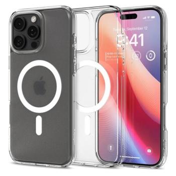 SPIGEN ULTRA HYBRID MAG műanyag telefonvédő (ütésállóság, légpárnás keret, MagSafe) ÁTLÁTSZÓ Apple iPhone 16 Pro Max kép