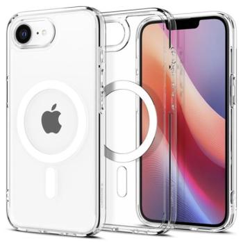 SPIGEN ULTRA HYBRID MAG műanyag telefonvédő (ütésállóság, légpárnás keret, MagSafe) ÁTLÁTSZÓ Apple iPhone 16e kép