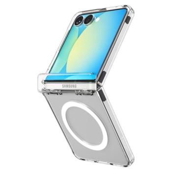 SPIGEN ULTRA HYBRID MAG műanyag telefonvédő (ütésállóság, légpárnás keret, MagSafe) ÁTLÁTSZÓ Samsung Galaxy Z Flip7 (SM-F766) kép