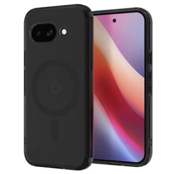 SPIGEN ULTRA HYBRID MAG műanyag telefonvédő (ütésállóság, légpárnás keret, MagSafe) FEKETE Google Pixel 9a kép
