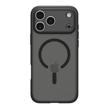 SPIGEN ULTRA HYBRID MAG műanyag telefonvédő (ütésállóság, légpárnás keret, matt, MagSafe) FEKETE Apple iPhone 17 Pro Max kép