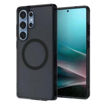 SPIGEN ULTRA HYBRID MAG műanyag telefonvédő (ütésállóság, légpárnás keret, matt, MagSafe) FEKETE Samsung Galaxy S25 Ultra (SM-S938) kép