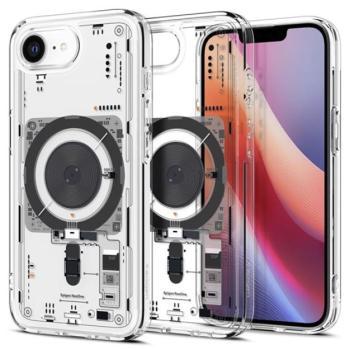 SPIGEN ULTRA HYBRID MAG NEO ONE műanyag telefonvédő (ütésállóság, légpárnás keret, MagSafe) ÁTLÁTSZÓ Apple iPhone 16e kép