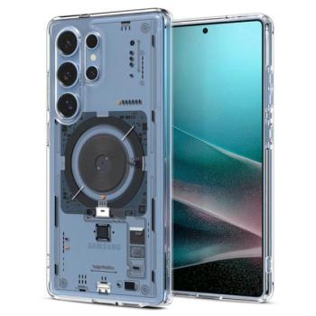 SPIGEN ULTRA HYBRID MAG NEO ONE műanyag telefonvédő (ütésállóság, légpárnás keret, MagSafe) ÁTLÁTSZÓ Samsung Galaxy S25 Ultra (SM-S938) kép