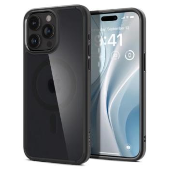 Spigen Ultra Hybrid MagFit Apple iPhone 15 Pro tok, Matte Black MagSafe, fekete kép