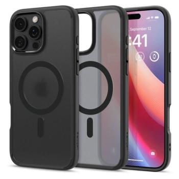 Spigen Ultra Hybrid MagFit Apple iPhone 16 Pro Max tok, Frost MagSafe, fekete kép