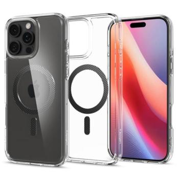 Spigen Ultra Hybrid MagFit Apple iPhone 16 Pro Max tok, tok, Carbon Fiber MagSafe, fekete kép