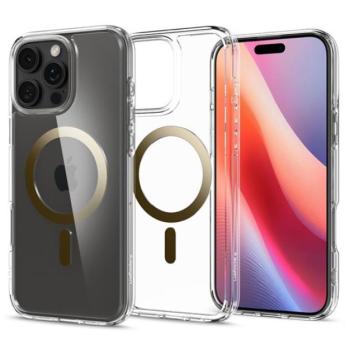 Spigen Ultra Hybrid MagFit Apple iPhone 16 Pro tok, MagSafe Arany kép