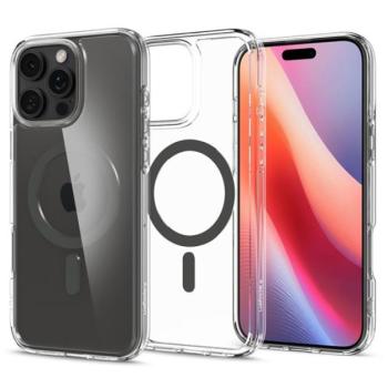 Spigen Ultra Hybrid MagFit Apple iPhone 16 Pro tok, MagSafe Grafit, szürke kép