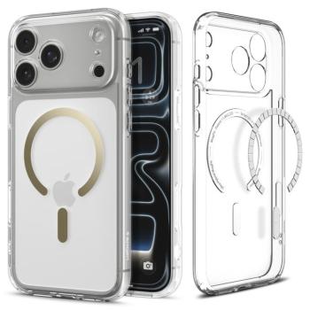 Spigen Ultra Hybrid MagFit Apple iPhone 17 Pro tok, MagSafe, Clear Gold, átlátszó-arany kép