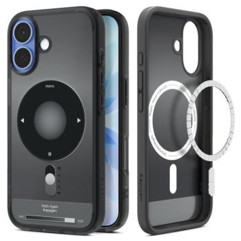 Spigen Ultra Hybrid MagFit Apple iPhone 17 tok, MagSafe, Classic Black, fekete kép