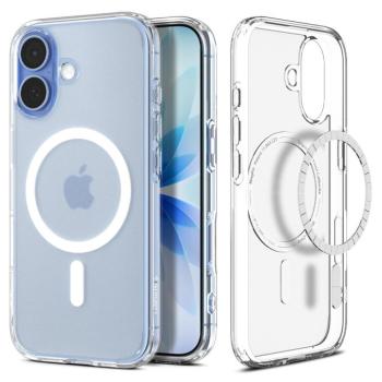 Spigen Ultra Hybrid MagFit Apple iPhone 17 tok, MagSafe, Frost White, átlátszó-fehér kép