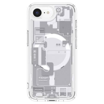 Spigen Ultra Hybrid MagFit Apple iPhone 17e / iPhone 16e tok, MagSafe, Zero One, fehér kép