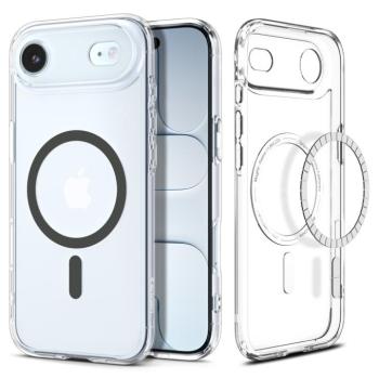Spigen Ultra Hybrid MagFit Apple iPhone Air (2025) tok, MagSafe, Classic Graphite, átlátszó-szürke kép