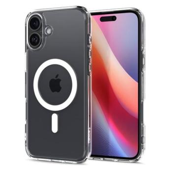 Spigen Ultra Hybrid MagFit iPhone 16 Plus tok, MagSafe, fehér ACS08075 kép