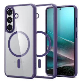 Spigen Ultra Hybrid MagFit Samsung Galaxy S26 Plus tok, MagSafe, Deep Purple, lila kép