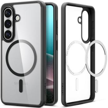 Spigen Ultra Hybrid MagFit Samsung Galaxy S26 tok, Matte Black, átlátszó-fekete kép