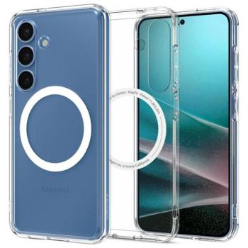 Spigen Ultra Hybrid MagSafe-kompatibilis tok Samsung Galaxy S25 - átlátszó-fehér kép