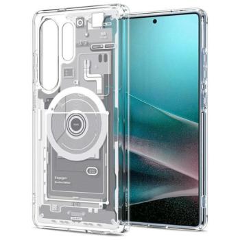 Spigen Ultra Hybrid MagSafe-kompatibilis tok Samsung Galaxy S25 Ultra - fehér mintás kép