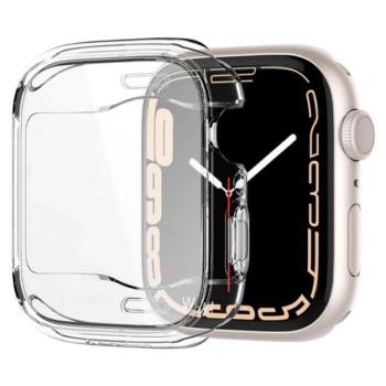 SPIGEN ULTRA HYBRID műanyag óra keret (közepesen ütésálló) ÁTLÁTSZÓ Apple Watch Series 7 45mm kép