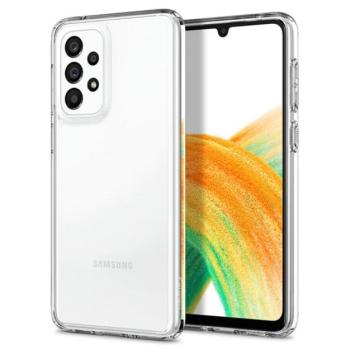 SPIGEN ULTRA HYBRID műanyag telefonvédő (közepesen ütésálló, szilikon légpárnás keret) ÁTLÁTSZÓ Samsung Galaxy A33 5G (SM-A336) kép