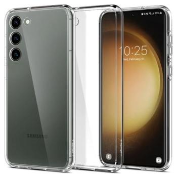SPIGEN ULTRA HYBRID műanyag telefonvédő (közepesen ütésálló, szilikon légpárnás keret) ÁTLÁTSZÓ Samsung Galaxy S23 (SM-S911) kép