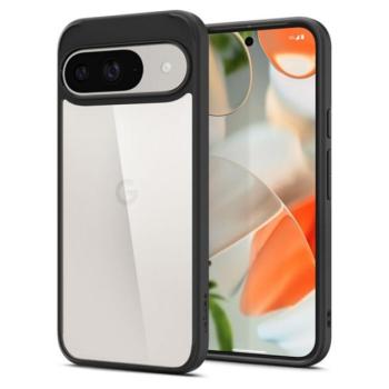 SPIGEN ULTRA HYBRID műanyag telefonvédő (ütésállóság, légpárnás keret) ÁTLÁTSZÓ/FEKETE Google Pixel 9 Pro, Pixel 9 kép