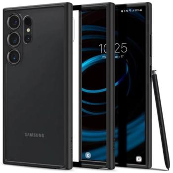SPIGEN ULTRA HYBRID műanyag telefonvédő (ütésállóság, légpárnás keret) FEKETE/ÁTLÁTSZÓ Samsung Galaxy S24 Ultra (SM-S928) kép