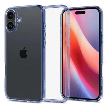 SPIGEN ULTRA HYBRID műanyag telefonvédő (ütésállóság, légpárnás keret, fényes keret) VILÁGOSKÉK Apple iPhone 16 Plus kép