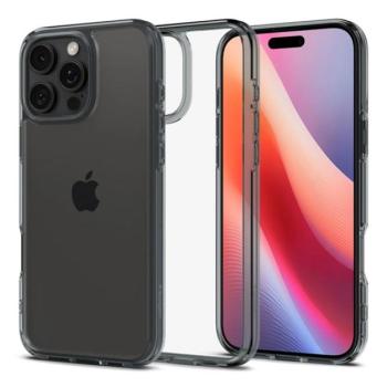 SPIGEN ULTRA HYBRID műanyag telefonvédő (ütésállóság, légpárnás keret, fényes keret) VILÁGOSSZÜRKE Apple iPhone 16 Pro kép