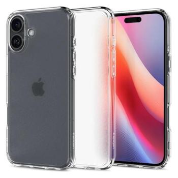 SPIGEN ULTRA HYBRID műanyag telefonvédő (ütésállóság, légpárnás keret, matt) ÁTLÁTSZÓ Apple iPhone 16 Plus kép