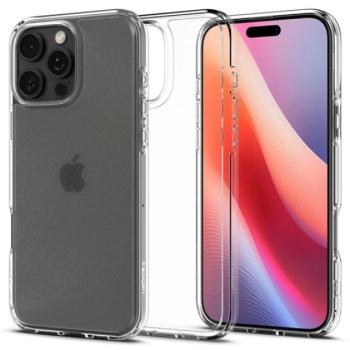 SPIGEN ULTRA HYBRID műanyag telefonvédő (ütésállóság, légpárnás keret, matt) ÁTLÁTSZÓ Apple iPhone 16 Pro kép
