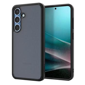 SPIGEN ULTRA HYBRID műanyag telefonvédő (ütésállóság, légpárnás keret, matt) FEKETE/ÁTLÁTSZÓ Samsung Galaxy S25 (SM-S931) kép