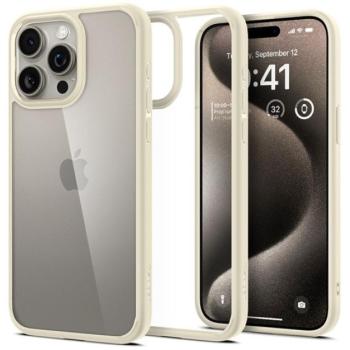 Spigen Ultra Hybrid Mute Apple iPhone 15 Pro tok, bézs kép